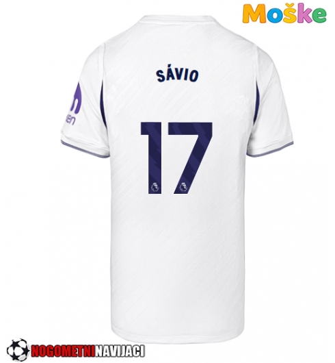 Moške Nogometnih dresov Tottenham Hotspur Savio #17 Domači 2026-27 Kratki rokavi Moške Nogometnih dresov Tottenham Hotspur Savio #17 Domači 2026-27 Kratki rokavi